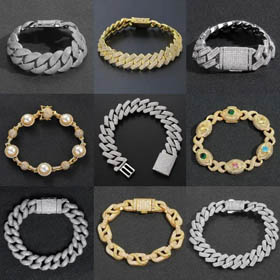Diamant Armband (20+ Farben)-0288  
