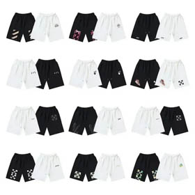 Off Weiße Shorts-0356  