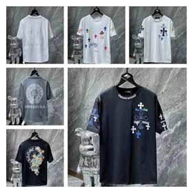 Chrome Herzen Mode T-Shirt -1053