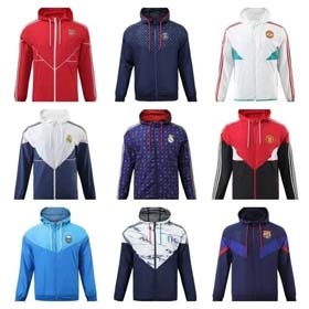 Hohe Version Fußball Windbrecher Trainingsanzug-1107  
