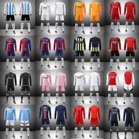 Kinder und Erwachsene Fußball Training Uniform Trikot Set-1281  