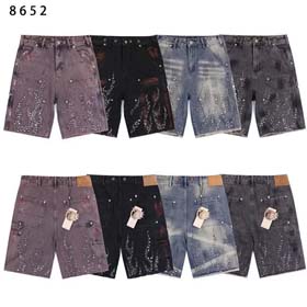 Hell Star Hot Diamond Denim Shorts für Herren und Frauen-1643  