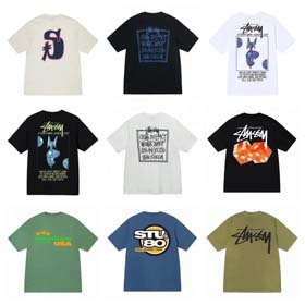 Stu kurzärmelige Logo Oberbekleidung beliebtes Paar T-Shirt-1856  