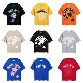 SP5DER Schaumstoff gedruckt Casual Halbärmel Unisex T-Shirt-1862  