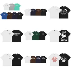 Minimalistischer Slogan Patch Stickerei locker kurzärmeliges T-Shirt Bottoming Shirt-1882  