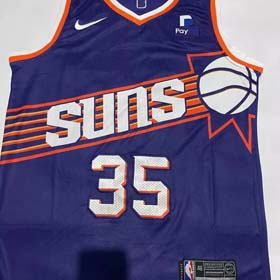 NBA Durant loses atmungsaktives purpures ärmellose Basketballweste-1948  