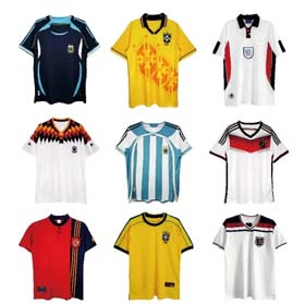 Argentinien Deutschland England Brasilien Nationalfußball Kurzarmel-1986  