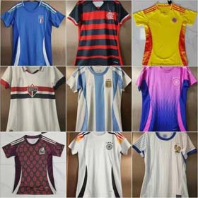 Damen Slim Fit Fußball Trikot-2006  