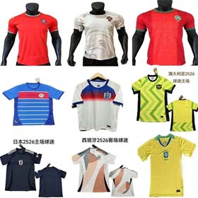 Neues Nationalmannschaft Fan kurzärmelige gedruckte Herren T-Shirt grenzüberschreitender Fußball-203  