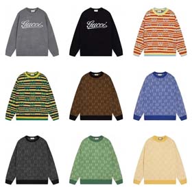 Gucci Loose Pullover mit Rundhals und Logo-2118  