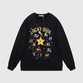 Dior neue lange Ärmel bunt gedruckt runden Hals Casual Top (15 Stile) -2153  