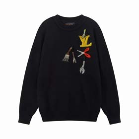 Louis Vuitton LV Casual Herbst und Winter lockere Stickerei Bottom Sweatshirt (12 Stile) -2166  