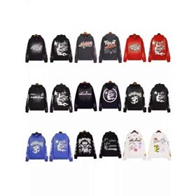 Hölle Stern Baumwolle Terry Hoodie lose Männer-2209  