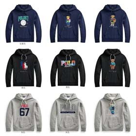 Ralph Laure Polo Sport 2025 neue Herbst und Winter POLO reine Baumwolle rund Ausschnitt Paar Sweatsh  