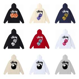 Stutty amerikanischer Stil Samt Würfel Kapuzen Sweatshirt-2260  