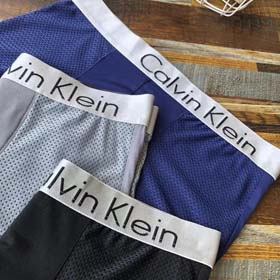 Calvin Klein CK Herren Mode Mesh Loch atmungsaktive Hosen Boxer Hosen 3pcs-2414  