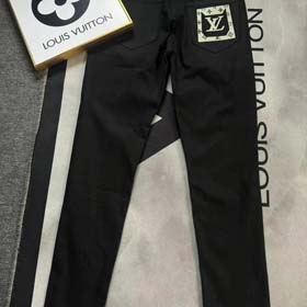 Louis Vuitton LV Sommer neue Herren High-End komfortable Jeans (28 Stile)-2459  