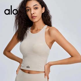 ALO Sportweste für Frauen Fitness Unterwäsche Schnelltrockner mit Brustpolster Yoga Kleidung (4 Stil  