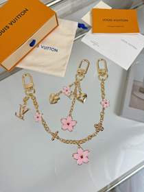 Louis Vuitton LV Schlüsselanhänger Murakami Takashi Zusammenarbeit Kirschblüte-3539  