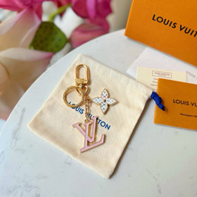 Louis Vuitton LV Brief Blumen Tasche Dekoration und Schlüsselanhänger Tasche Anhänger-3937  