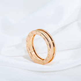 Bulgari Lünette Buchstabe einzelnen Ring diamantfreien Ring-4008  