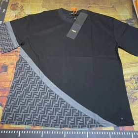 Fendi Loose Rundhalspullover gerade Kurzarm T-Shirt (4 Stile)-2759  