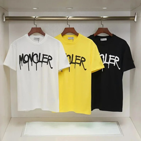 Moncler Brief gedruckt Crew Hals T-Shirt-2760  