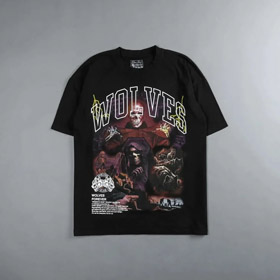 Darc Wolves Oversized Kurzarm T-Shirt (40 Styles)-2757  