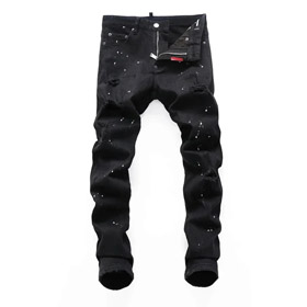 Dsquared 2 neue D2 Stretch Tinte-gespritzte Patch Jeans (29 Styles)-2899  