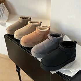 UGG einfache leichte Mode Gummisohle Baumwolle Stiefel-4499  