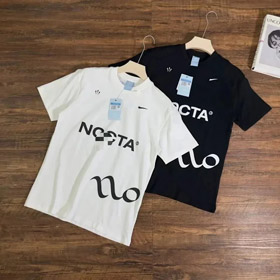Nike Nocta neues kurzärmeliges T-Shirt mit gedrucktem Schriftzug-5069  