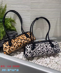 Alaia Le Teckel neue Einschulter Leopard Print Dachshund Tasche-5838  