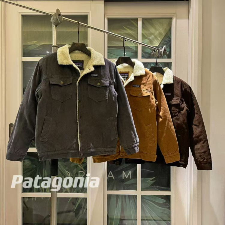 Patagonien Corduroy Fleece Outdoor Warm Jacke-5888  