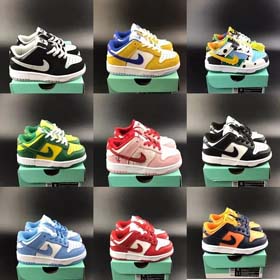 NIKE DUNK LOW Neue Kinderschuhe klassische Farbe passende Spitze-up D-Serie Kinderschuhe-2713